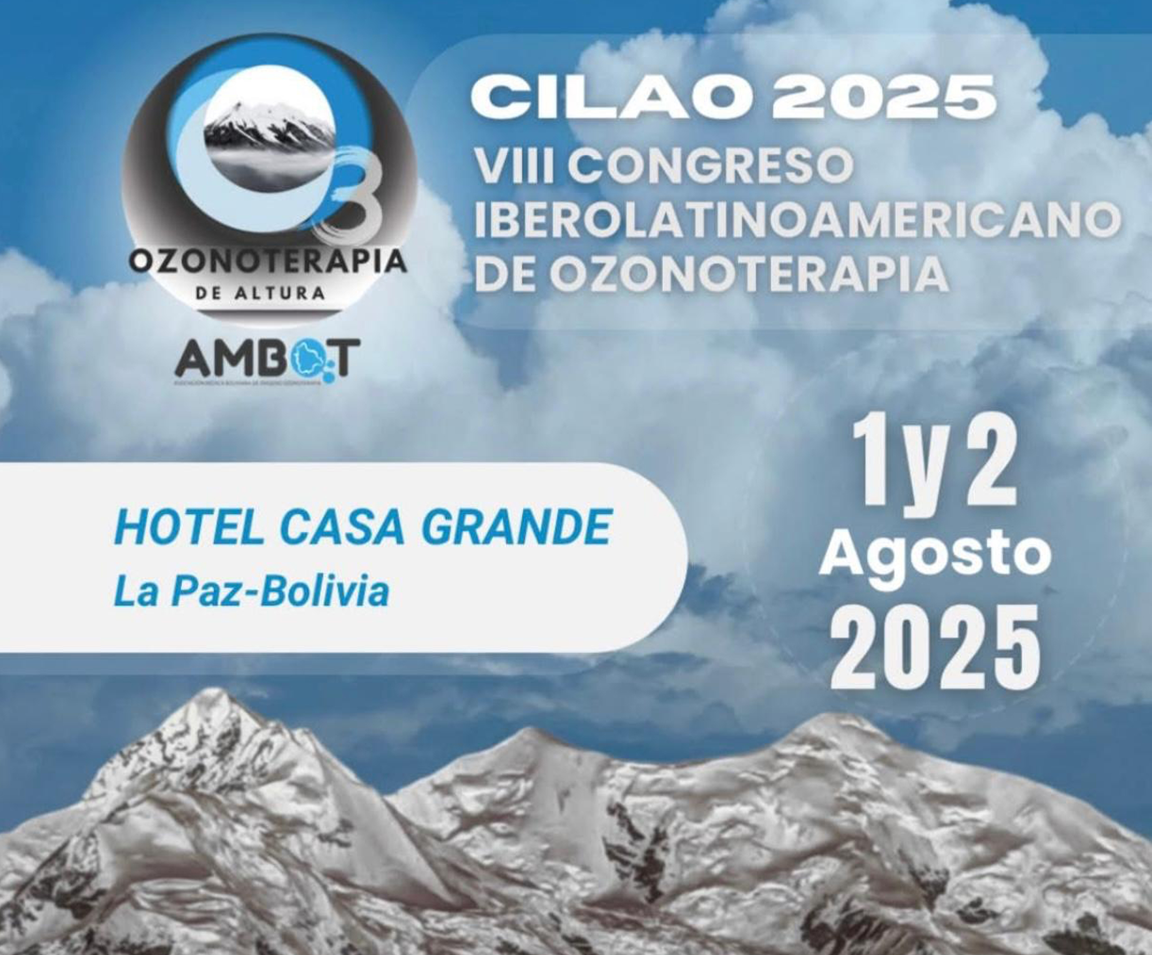 Cilao 2025: VIII Congreso Iberolatiniamericano de ozonoterapia.