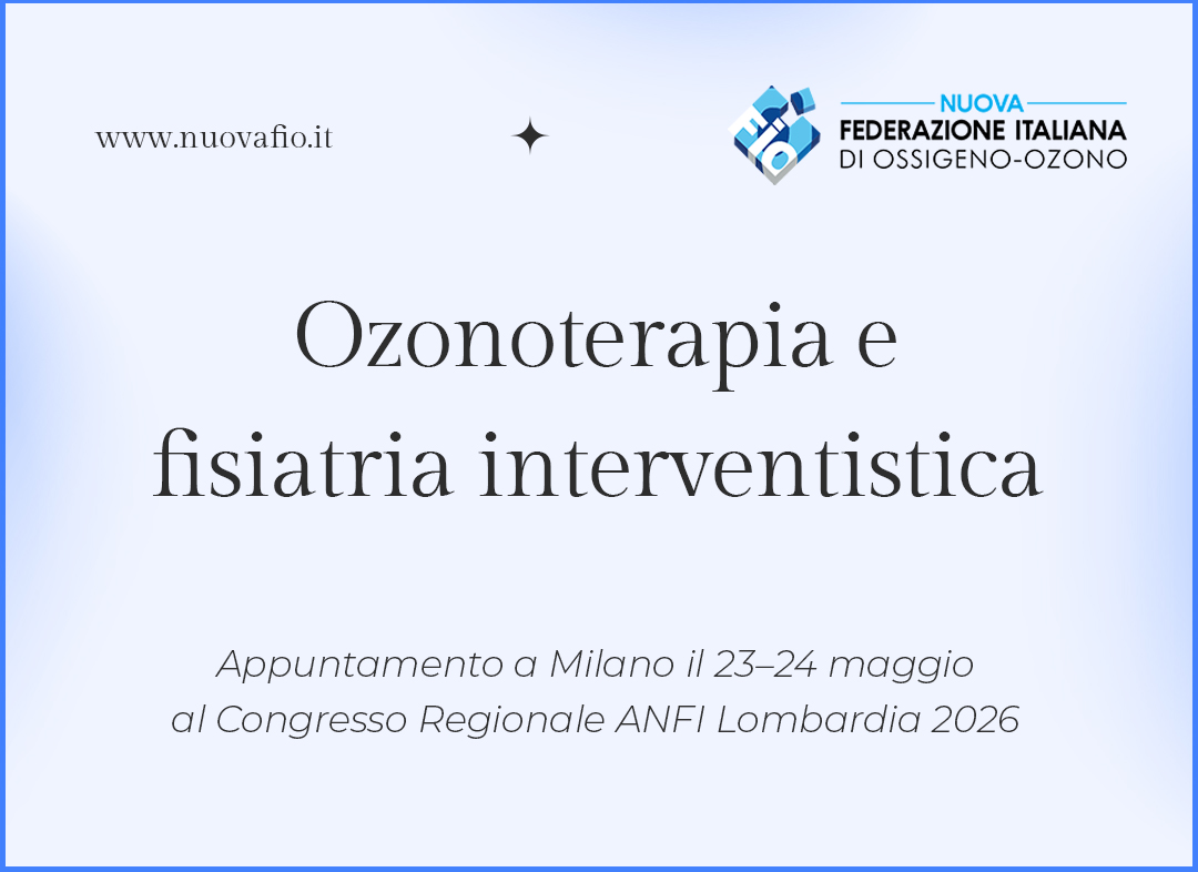 Ozonoterapia e fisiatria interventistica: appuntamento al Congresso ANFI Lombardia 2026