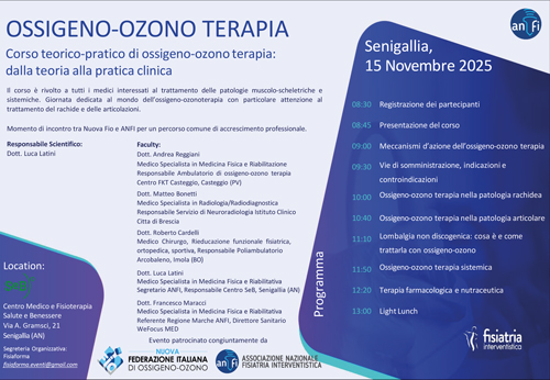 Corso teorico-pratico di ossigeno-ozono terapia