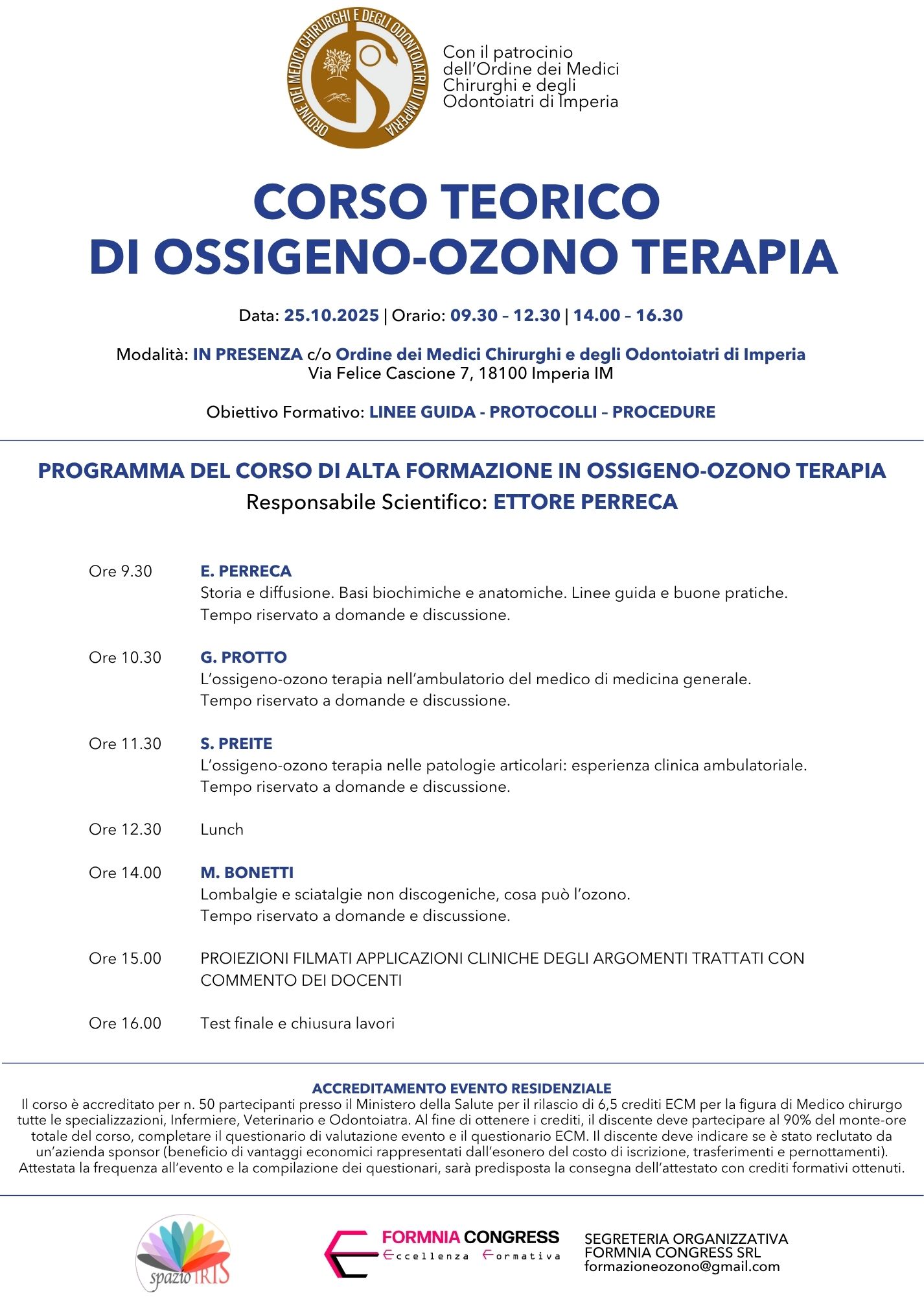 Corso teorico di Ossigeno-Ozono terapia